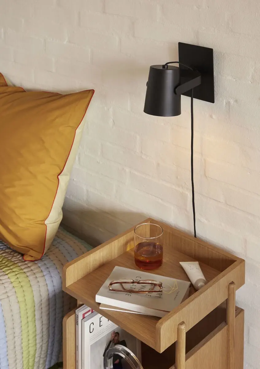 Hübsch Ardent Wandlamp - Zwart