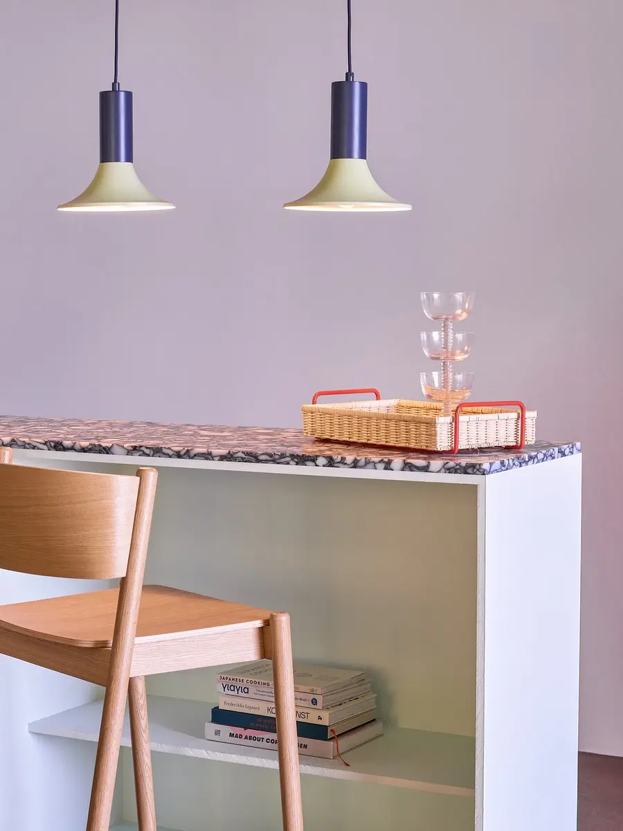Hübsch Luminary Hanglamp - Blauw