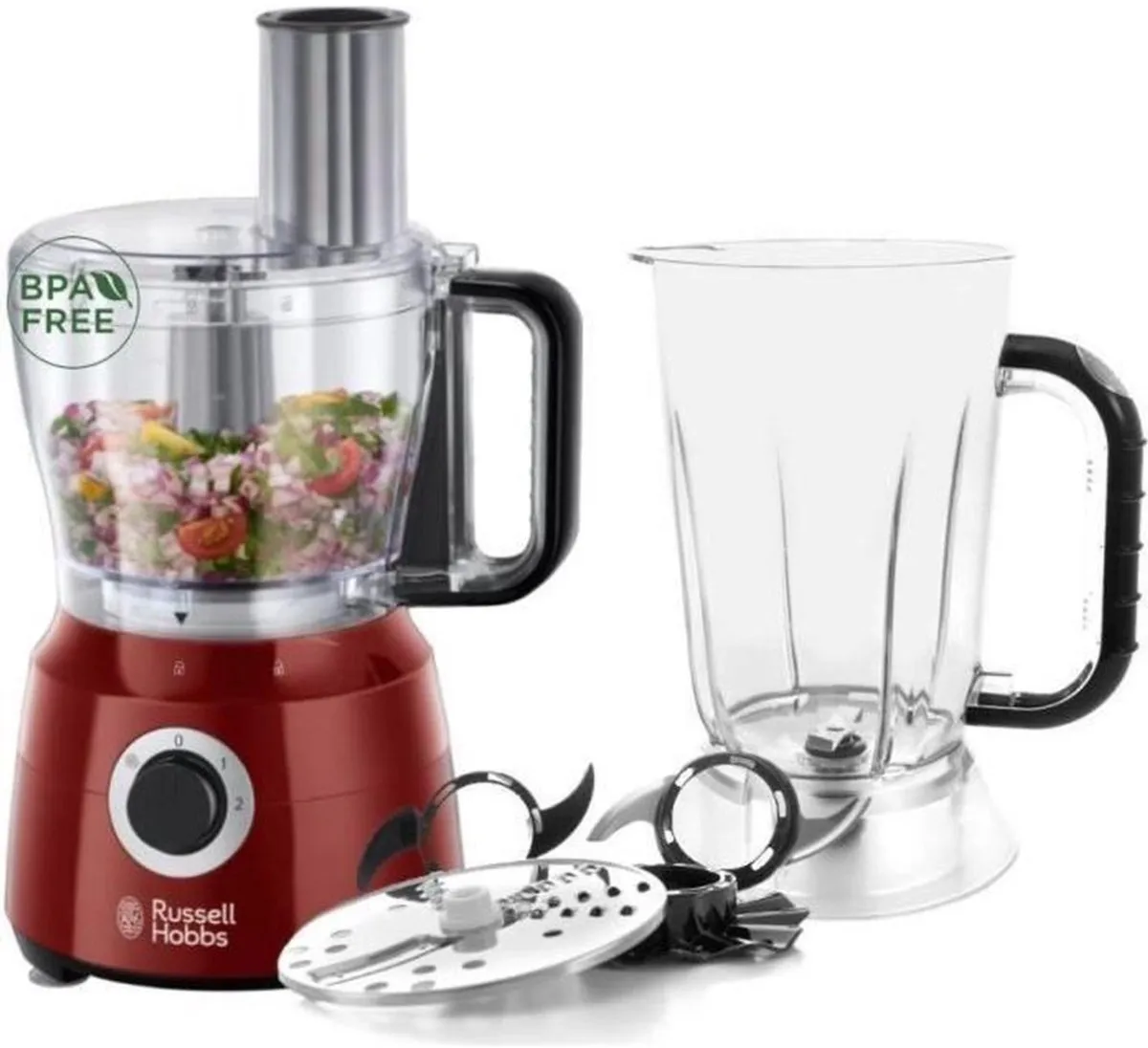 Russell Hobbs Desire Foodprocessor 600W - Rood