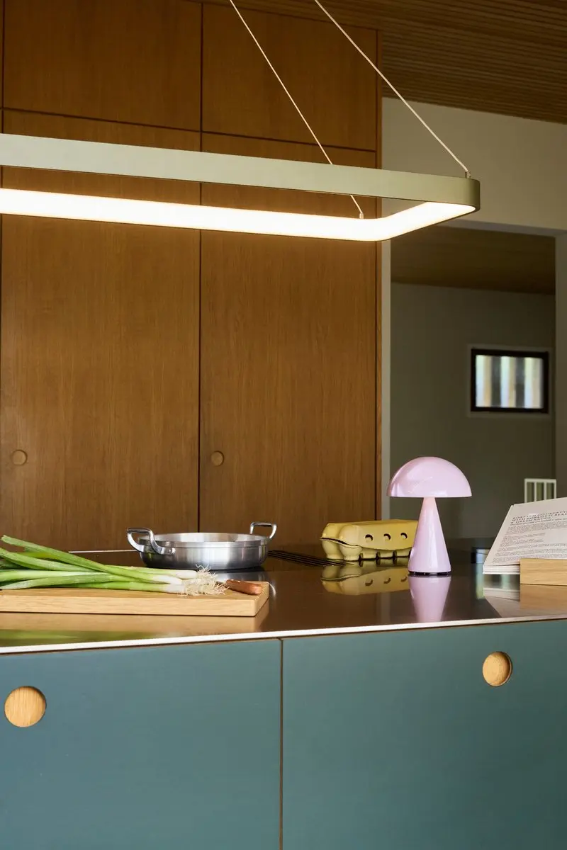 Hübsch Tube Hanglamp - Metallic Dark Green
