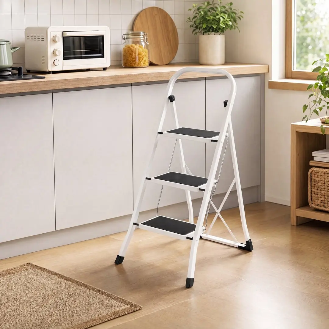 Songmics Opvouwbare Trapladder 3 treden - 150 kg - afbeelding 6 van 6