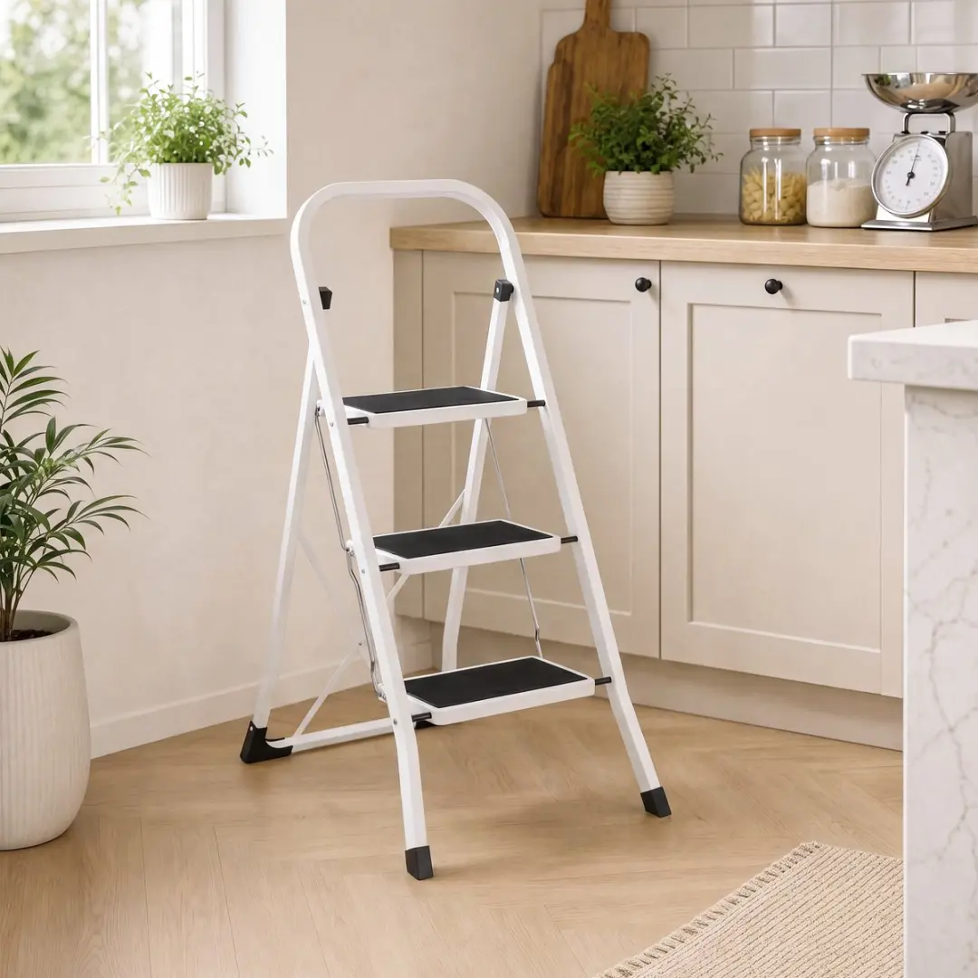 Songmics Opvouwbare Trapladder 3 treden - 150 kg