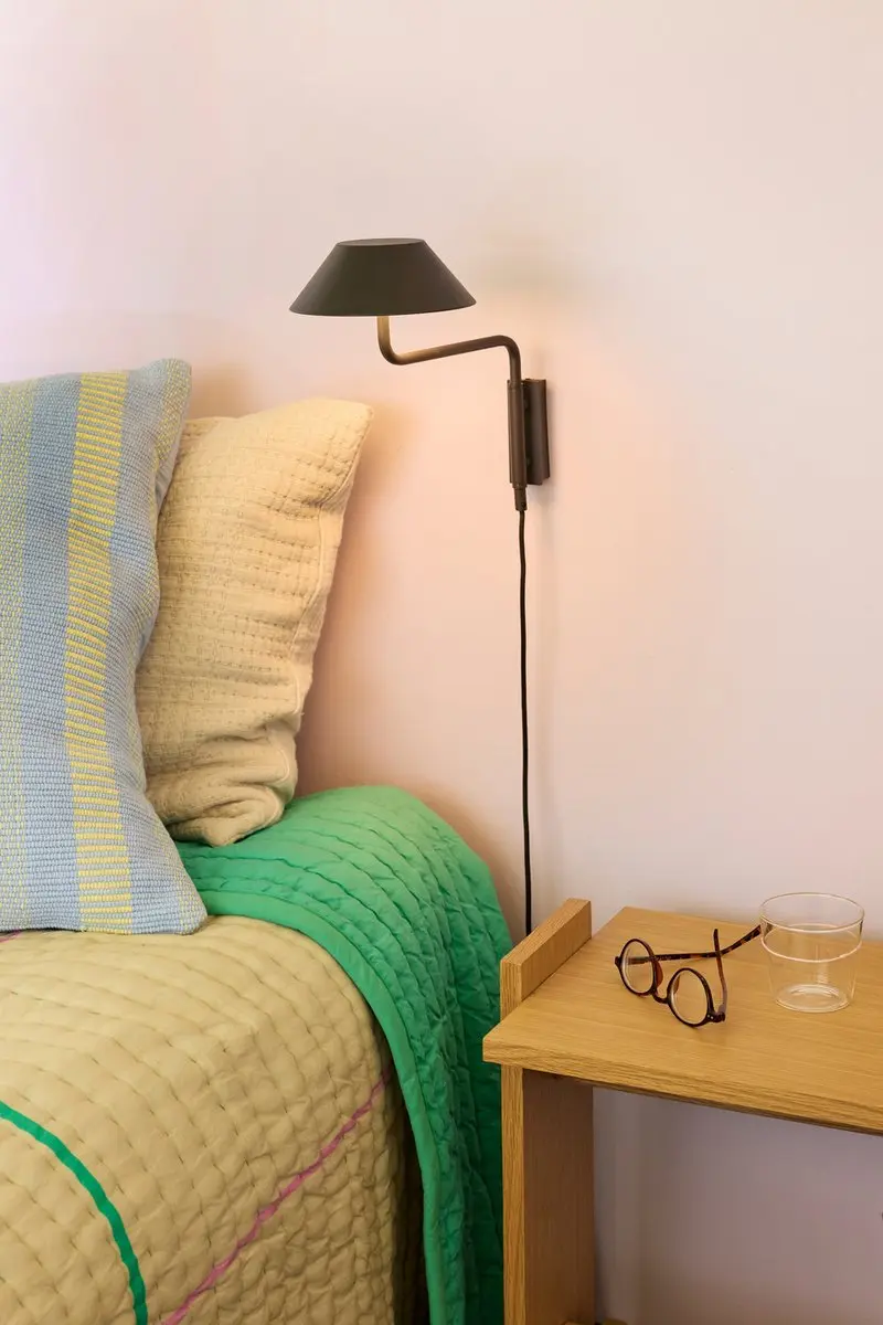 Hübsch Cover Wandlamp - Zwart