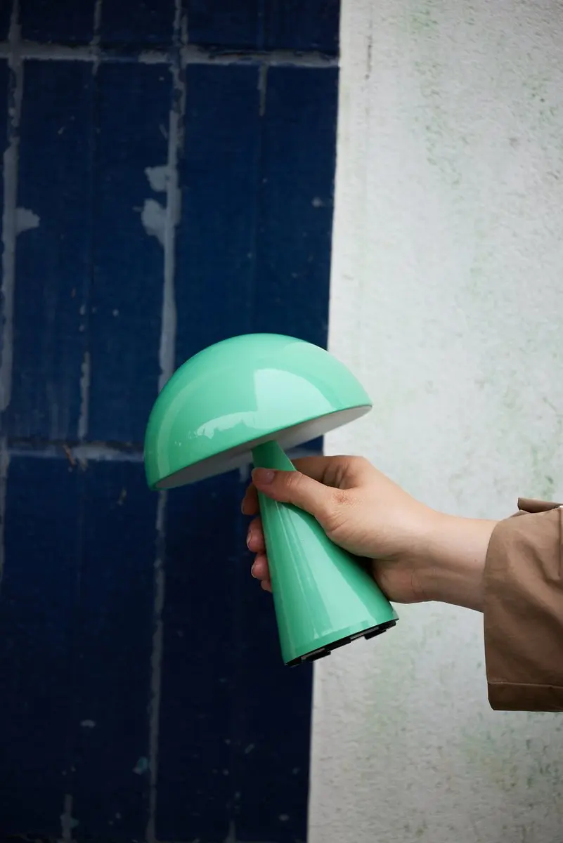 Hübsch Mush Draagbare Lamp - Groen - afbeelding 6 van 6