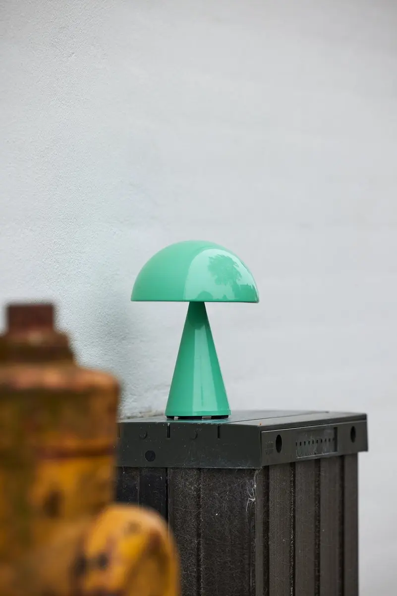 Hübsch Mush Draagbare Lamp - Groen