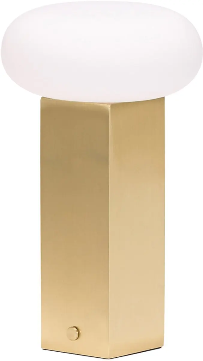 Hübsch Draagbare Lamp Low Brass