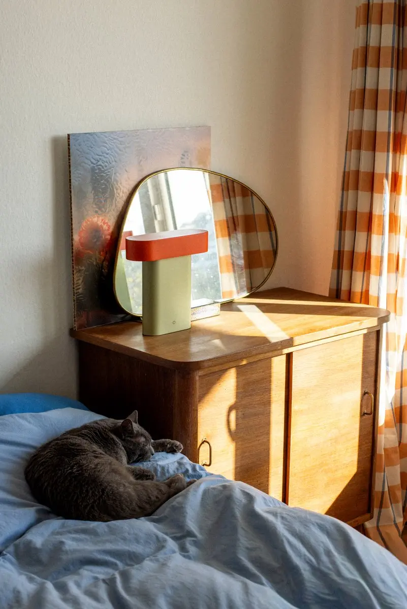 Hübsch Sleek Tafellamp - Groen - afbeelding 6 van 6