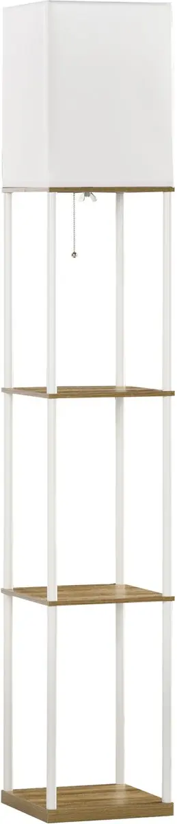 Homcom Staande Lamp MDF Metall