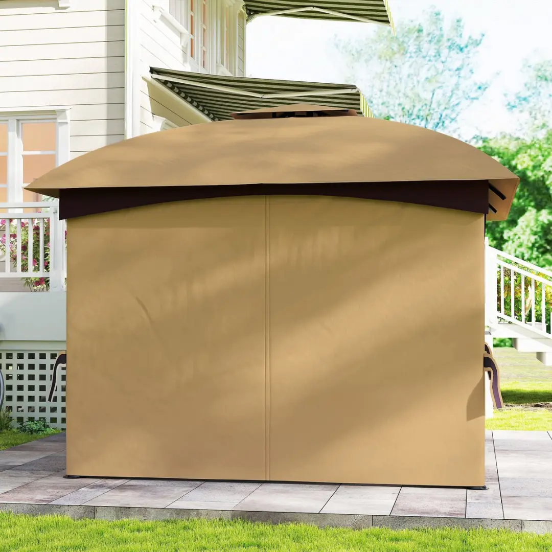 Outsunny Paviljoen 335x335x285cm - Beige