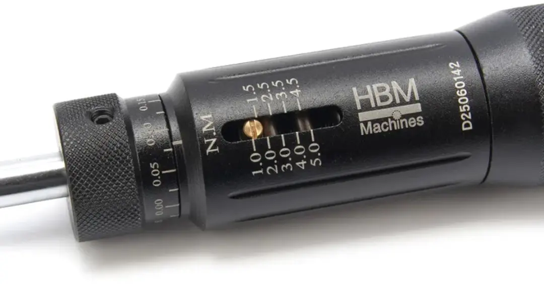 HBM Momentschroevendraaier 1/4" 1-5 Nm - Goud