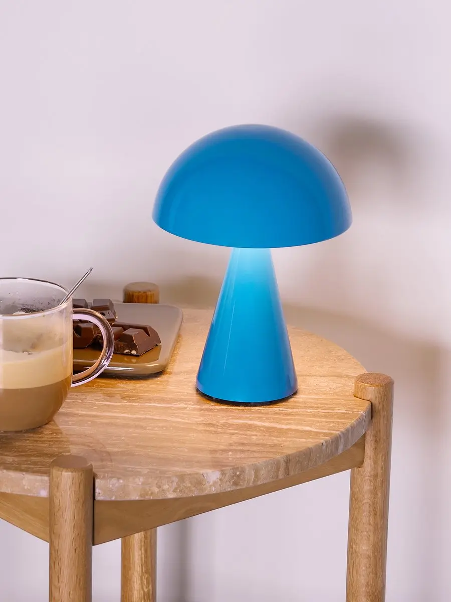 Hübsch Mush Draagbare Lamp - Blauw