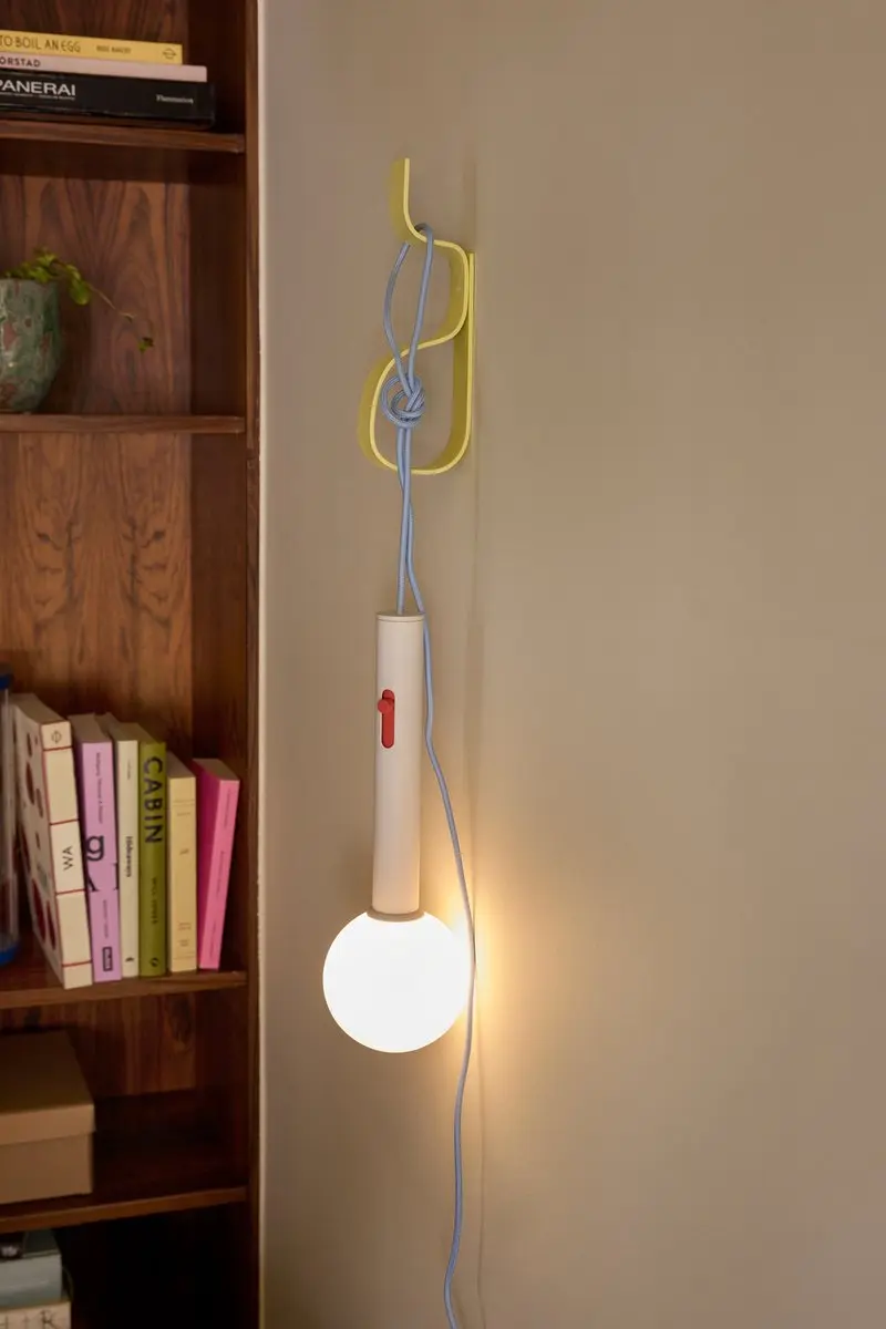 Hübsch Talk Wandlamp 10cm - Light Grey