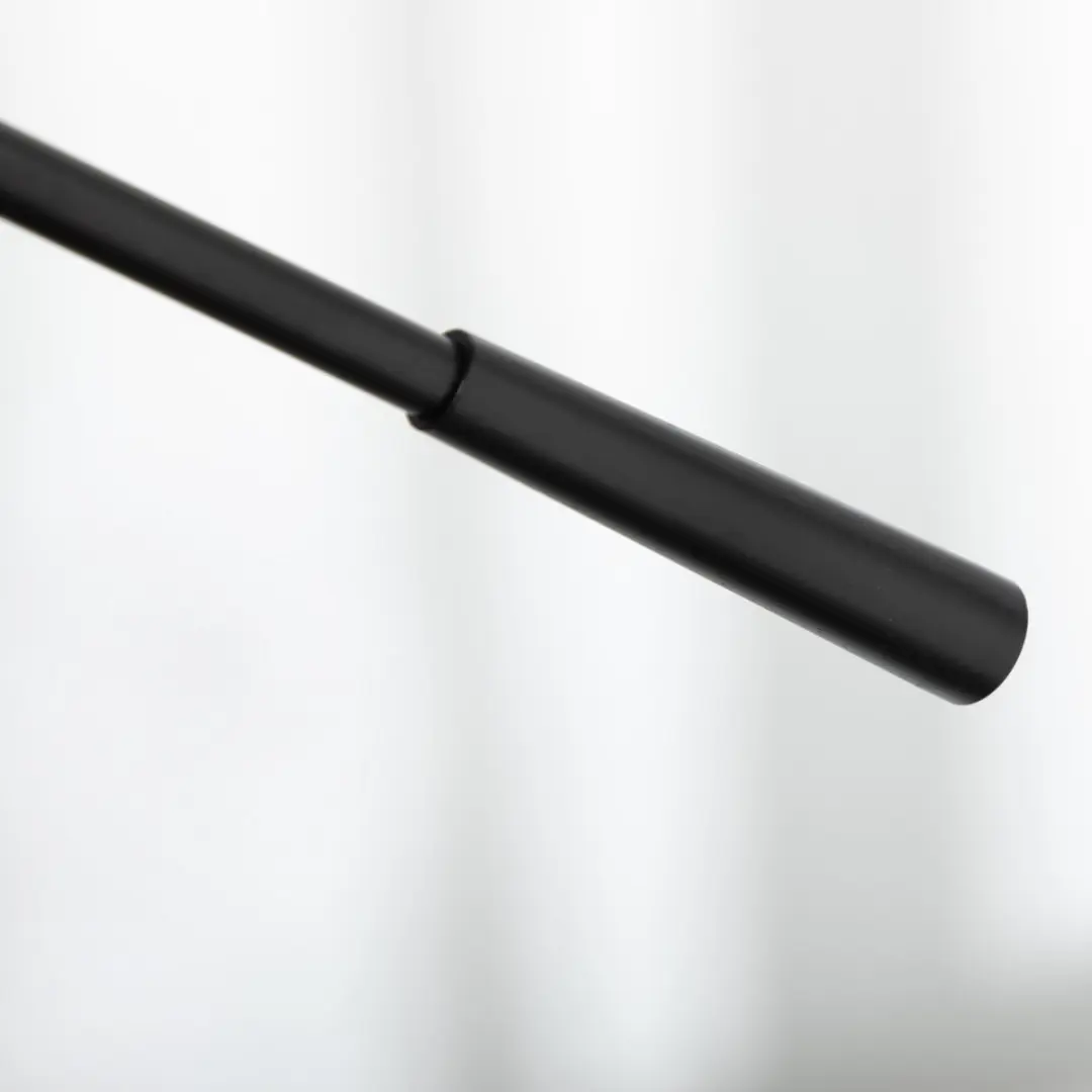 Homcom Staande Lamp Voetschakelaar Verstelbaar - Zwart