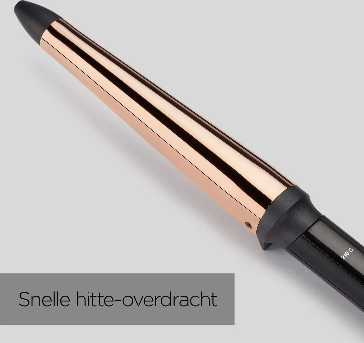 Babyliss Salon Brilliance C458E Conische Krultang 19-32mm - Zwart Roze