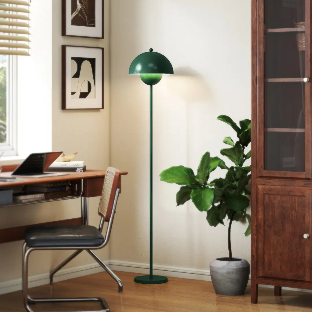 Homcom Staande Lamp Groen - 155cm
