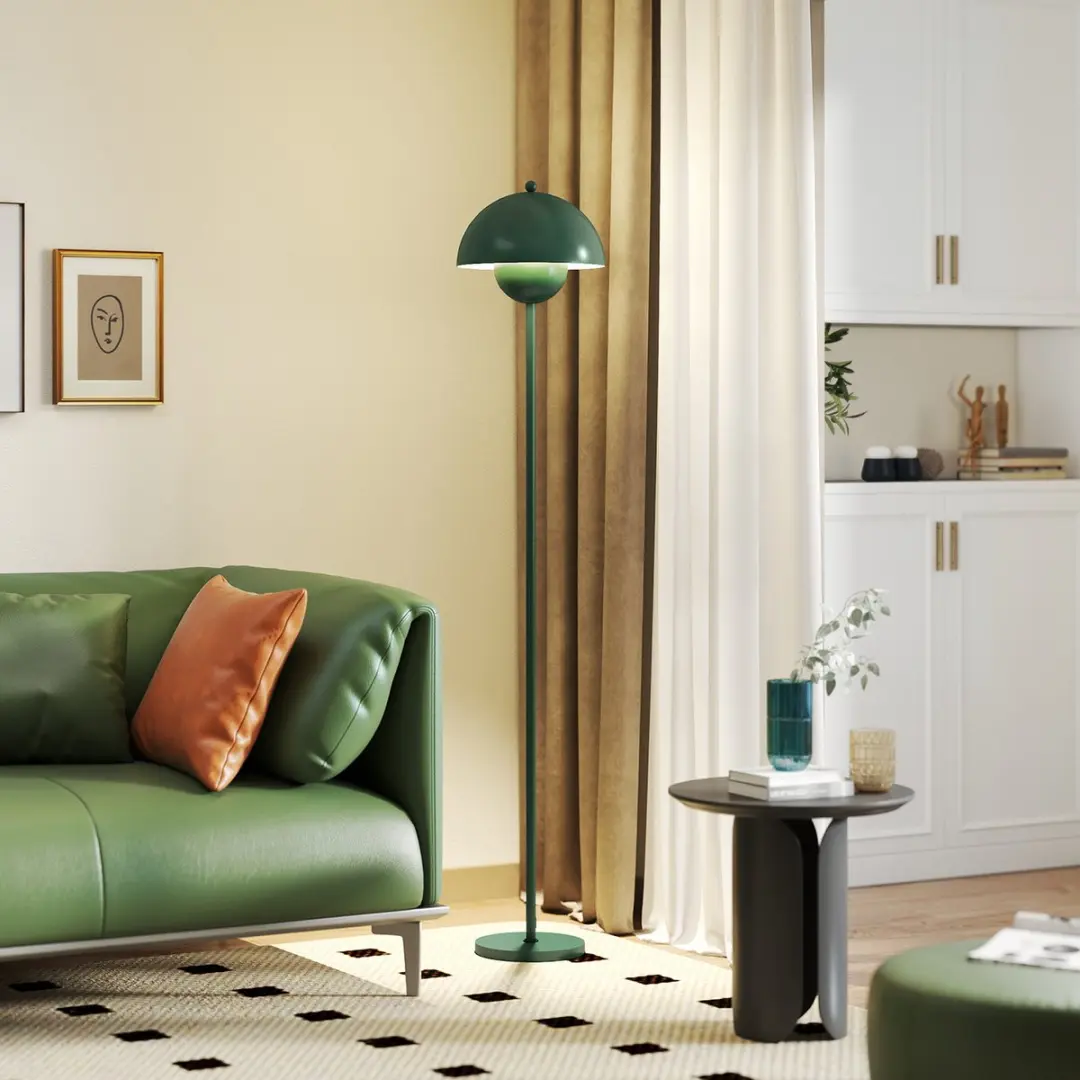 Homcom Staande Lamp Groen - 155cm