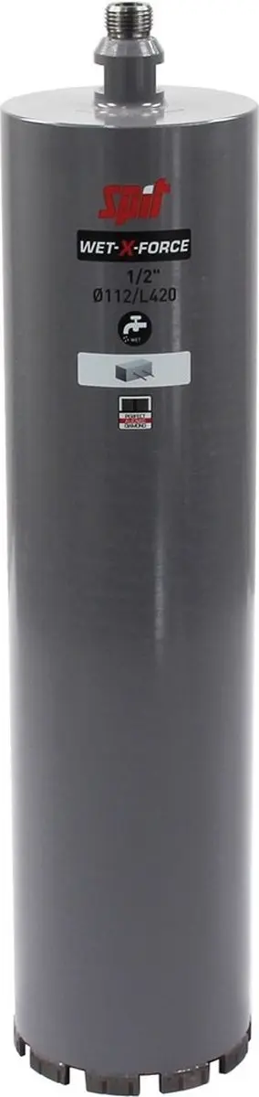 Spit Wet-x-force Diamantboor 1/2" D.82x420