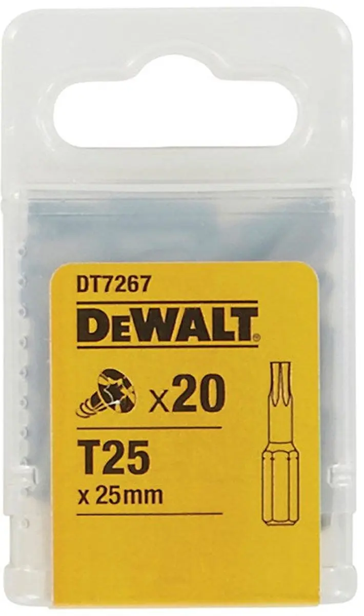 DeWalt DT7267-QZ Schroefbit TX25 25mm - 5 Stuks