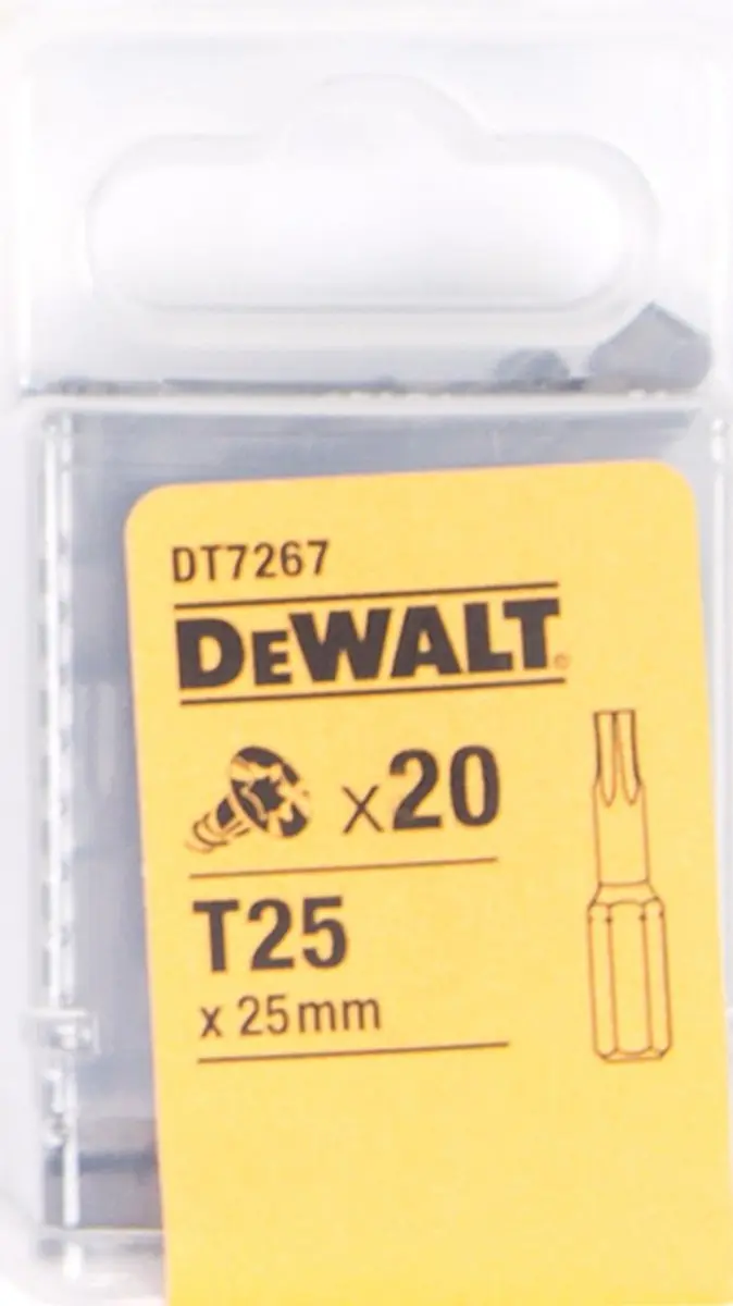 DeWalt DT7267-QZ Schroefbit TX25 25mm - 5 Stuks - afbeelding 6 van 6