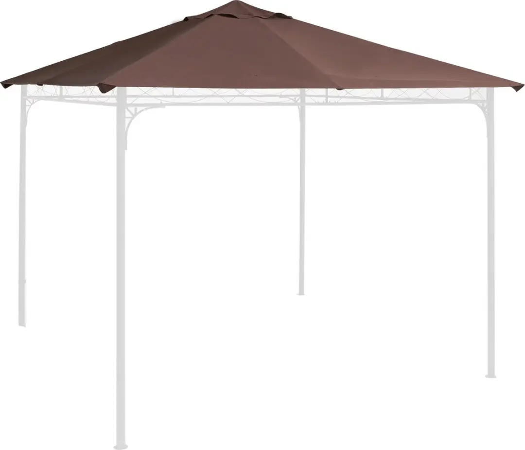 Outsunny Partytentdak 298x298cm - Bruin
