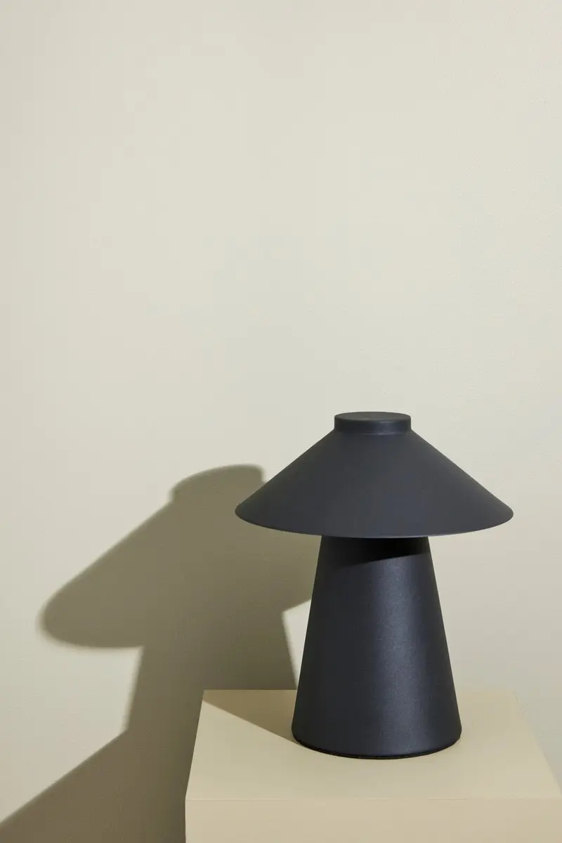 Hübsch Chipper Tafellamp - 1 Lichtpunt Ø25cm - Zwart
