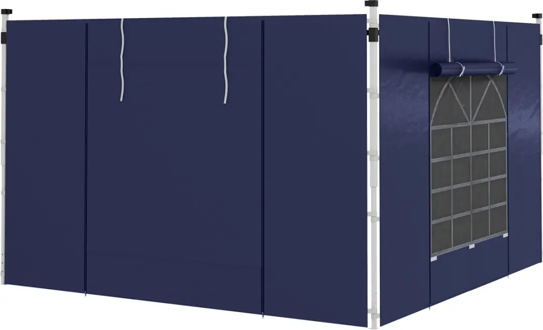 Outsunny Paviljoen Zijpanelen Polyester