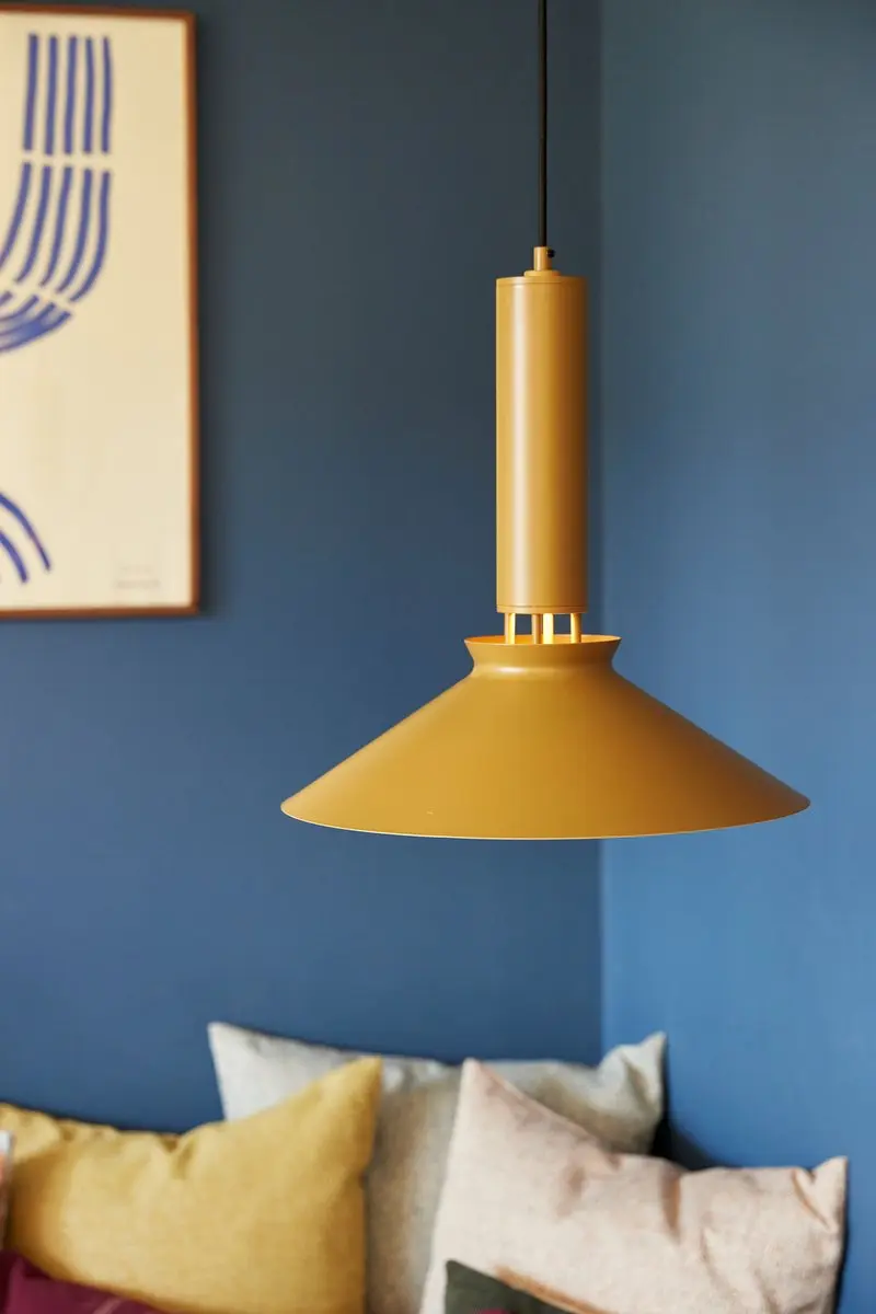 Hübsch Coney Hanglamp - Mosterd