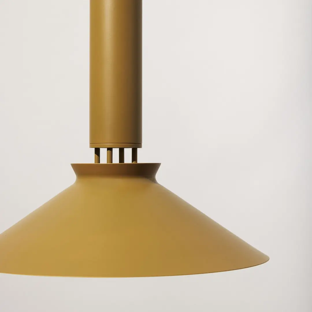 Hübsch Coney Hanglamp - Mosterd