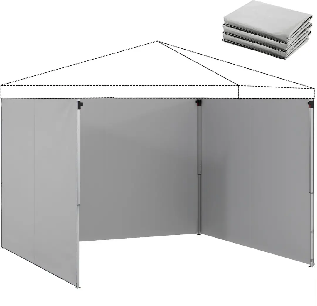 Outsunny Zijpanelen voor paviljoen Oxfordstof 300x200cm