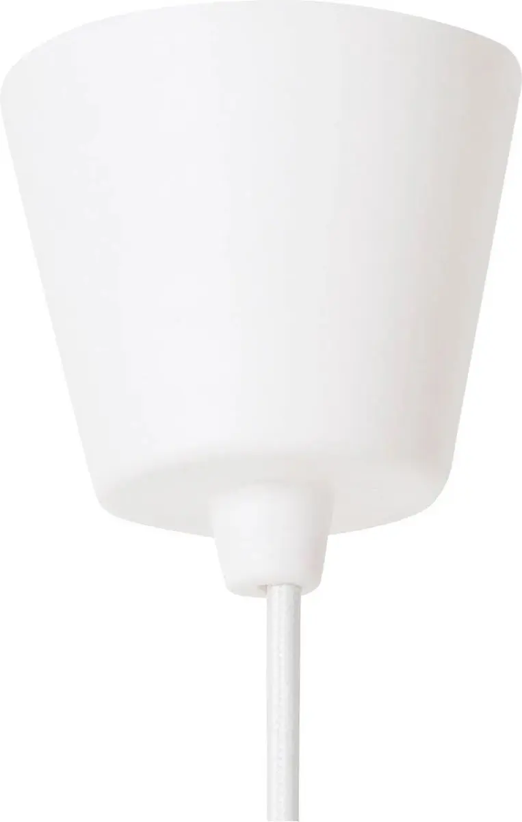 Hübsch Industriële Hanglamp Wit/Goud - ø29x41cm - E27