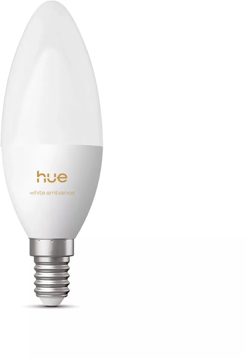 Philips Hue LED Kaarslamp E14 - Mat Glas - 3,7W