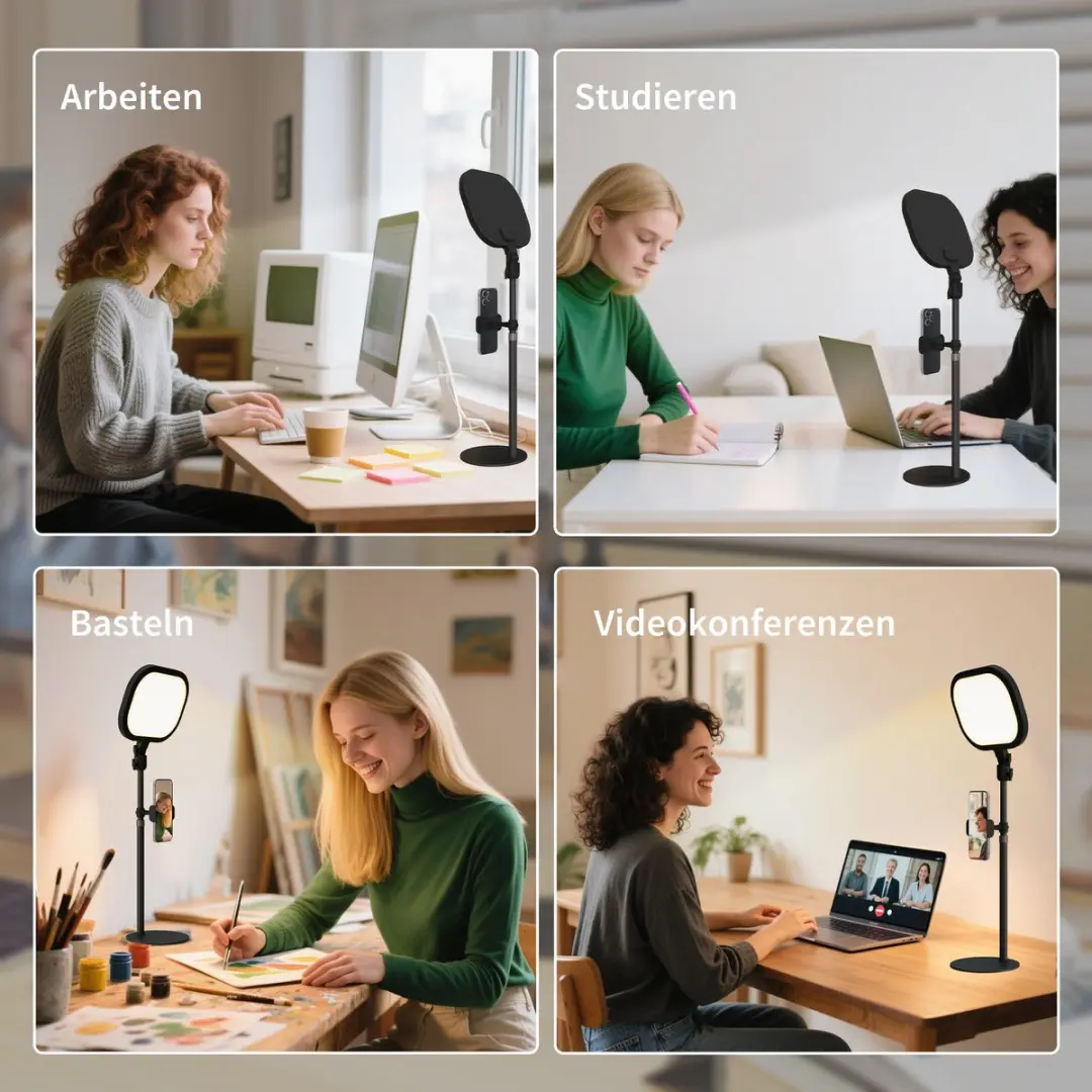 Homcom Metall Bureaulamp 65cm - Schwarz