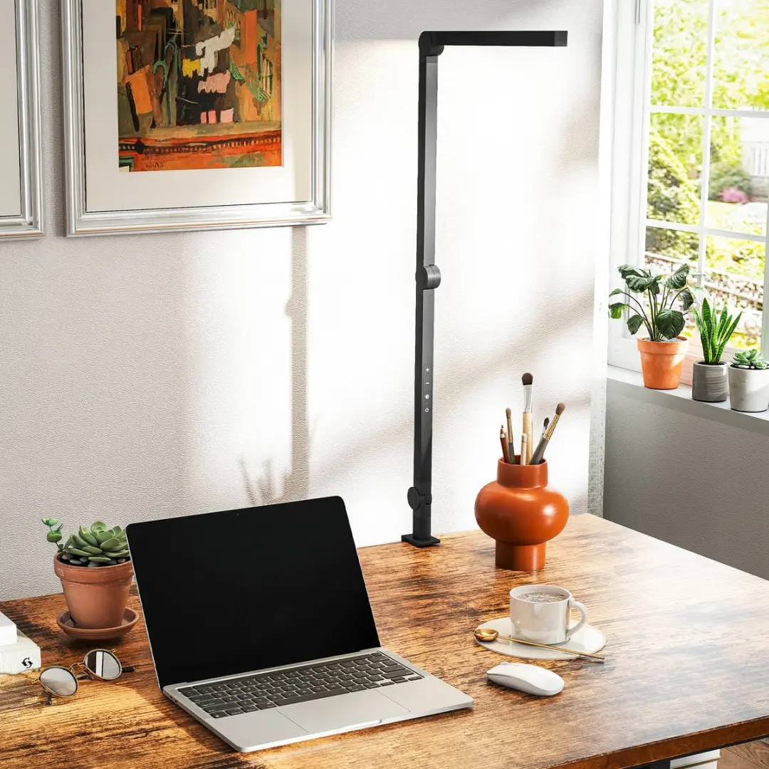 Homcom Aluminium Tafellamp 10W - 2700K Zwart