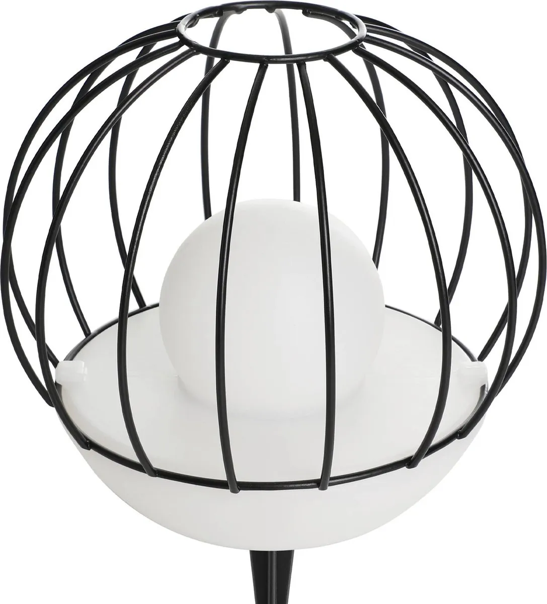 Eglo Zonne Tuinverlichting RGB Tafellamp - 19cm - Zwart/Wit