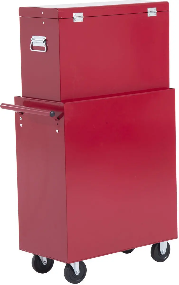 Homcom Mobiele Gereedschapswagen EH-7DJH-KZ2C - 16 Lades - Rood