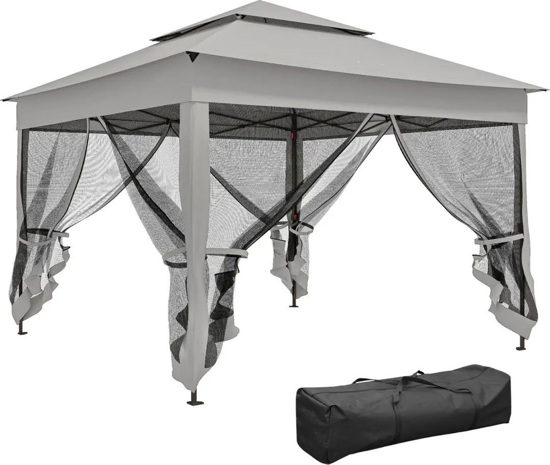 Outsunny Pop-up Luifel 325x325x270cm