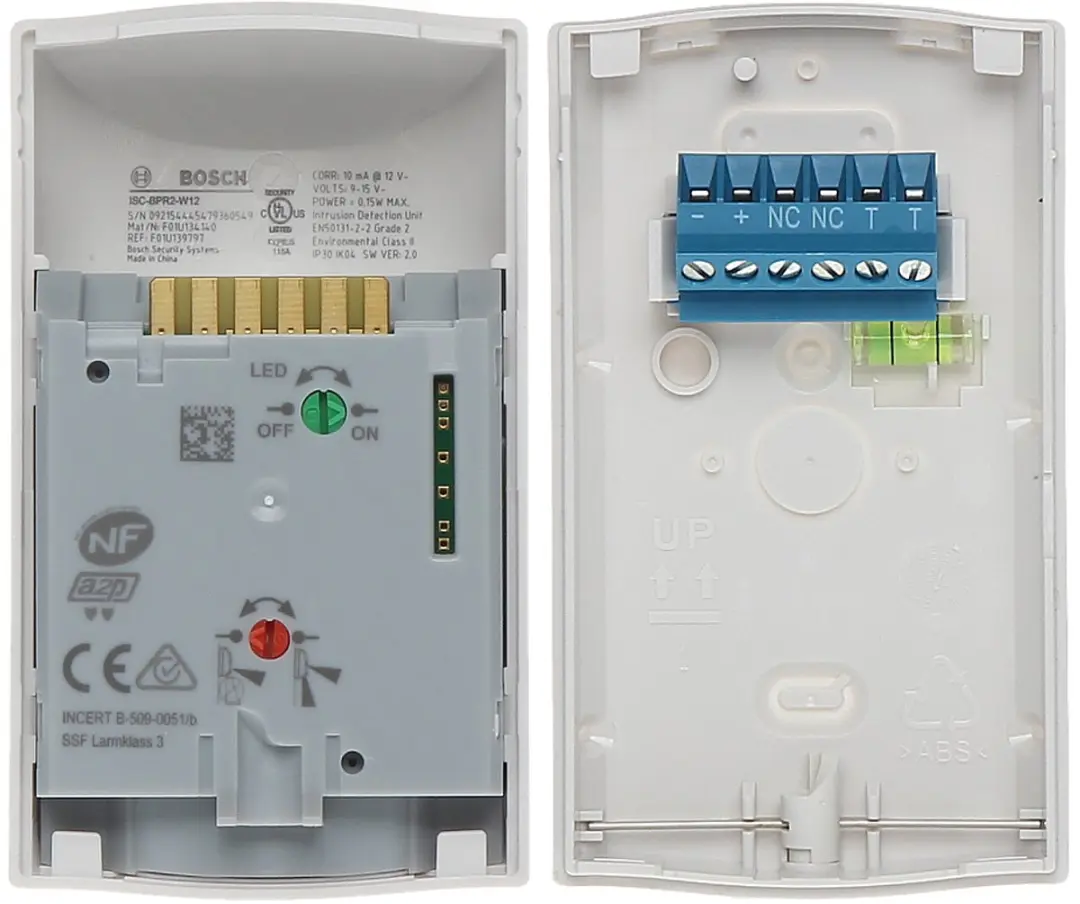 Bosch Serie Bewegingsmelder PIR ISC-BPR2-W12 - 12x12m - Wit