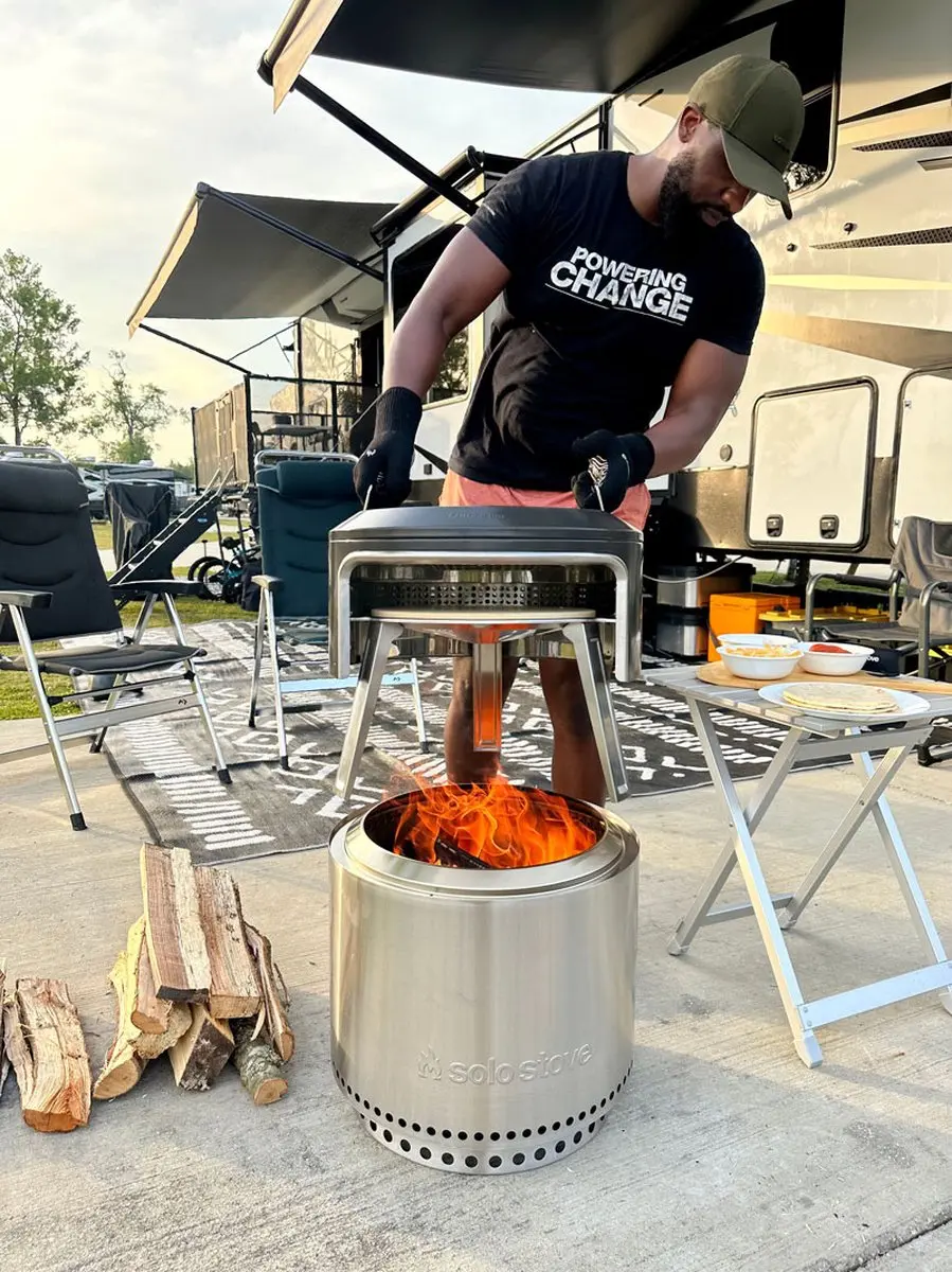 Solo Stove Ranger PI Fire Pizza Oven - Zwart/Zilver