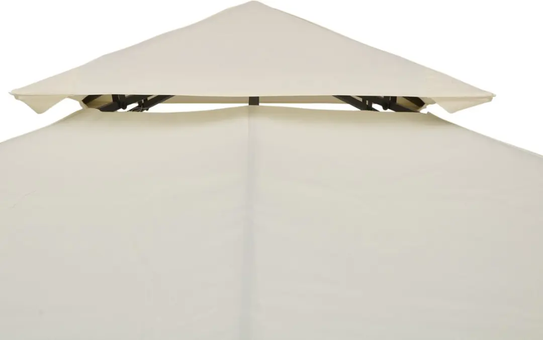 Outsunny Vervangingsdak Tuinpaviljoen 3x3/3x4m - Cremewit