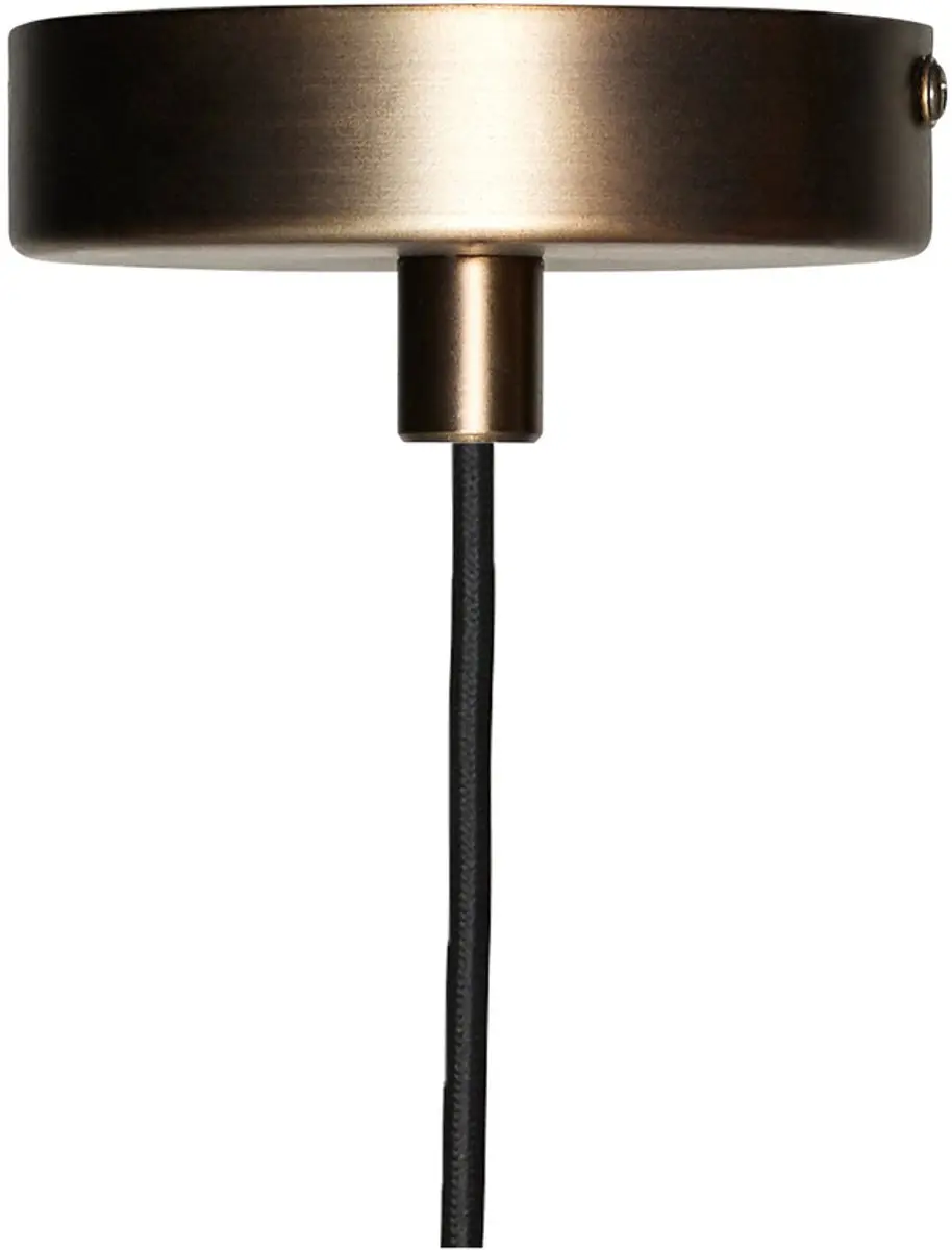 Hübsch Contrast Hanglamp - Verbronsd messing