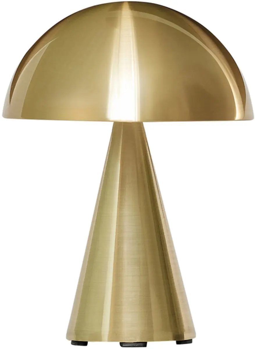 Hübsch Mush Brass Draagbare Lamp