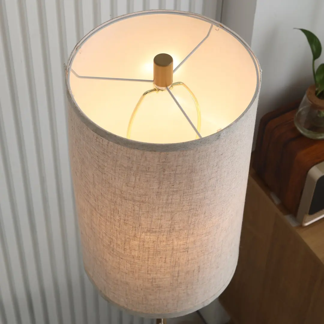 Homcom Staande Lamp Cremewit 157cm - 40W