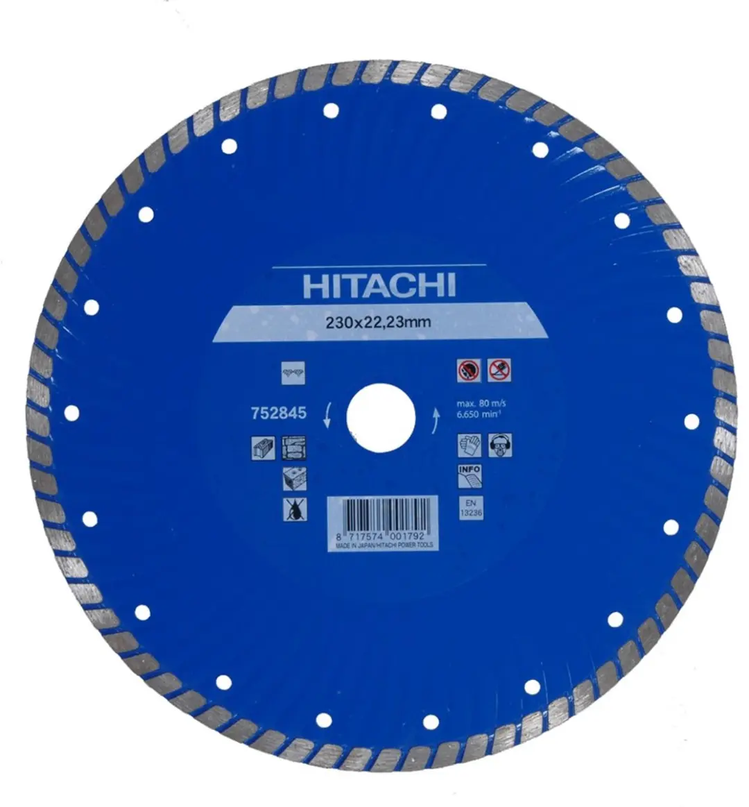 Hikoki Diamant Zaagblad 125 x 22,2 x 6mm Turbo