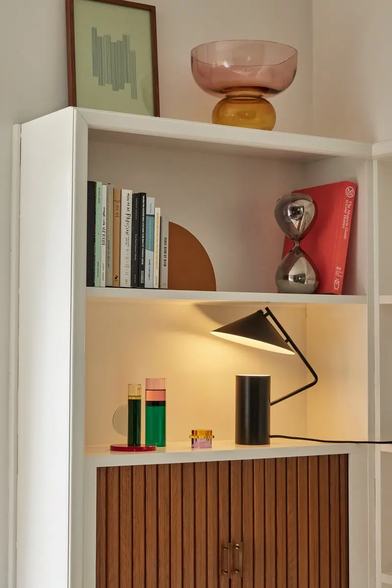 Hübsch Sen Tafellamp - 1 Lichtpunt Ø24cm Zwart