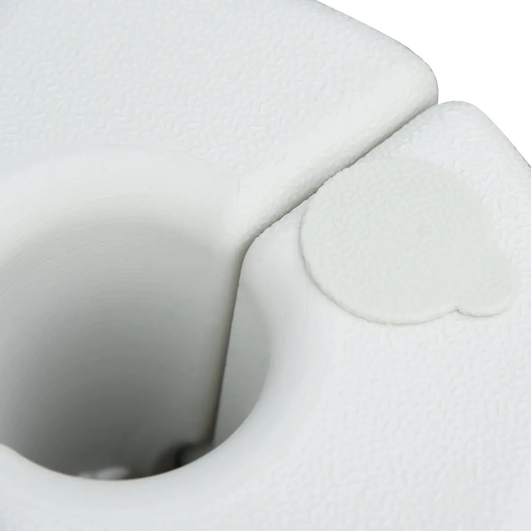 Outsunny Paviljoen Gewichten 24cm - 4 Stuks - Wit