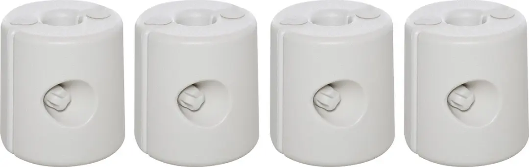 Outsunny Paviljoen Gewichten 24cm - 4 Stuks - Wit