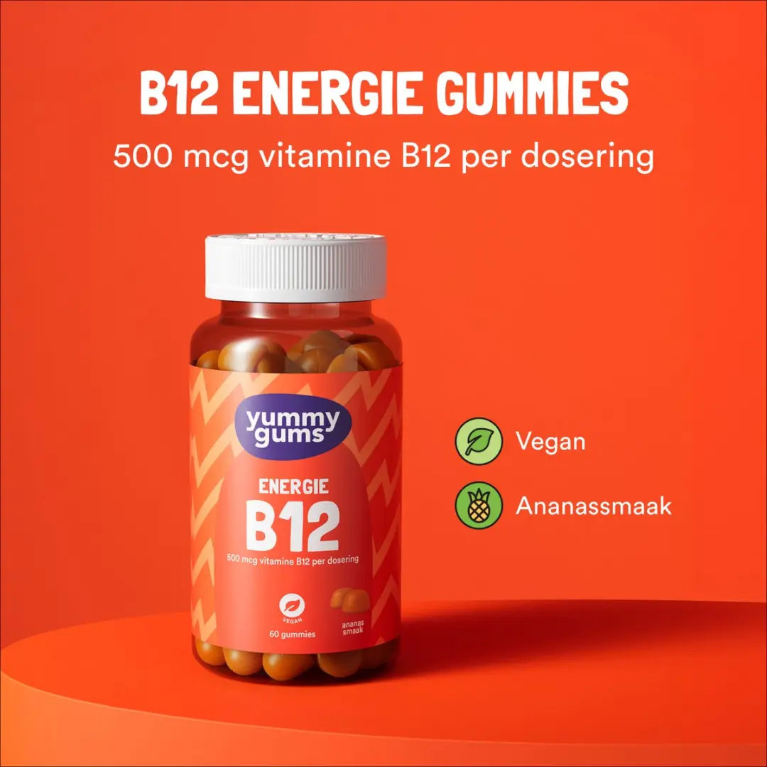 Yummygums Vitamine B12 Gummies - 60 Stuks