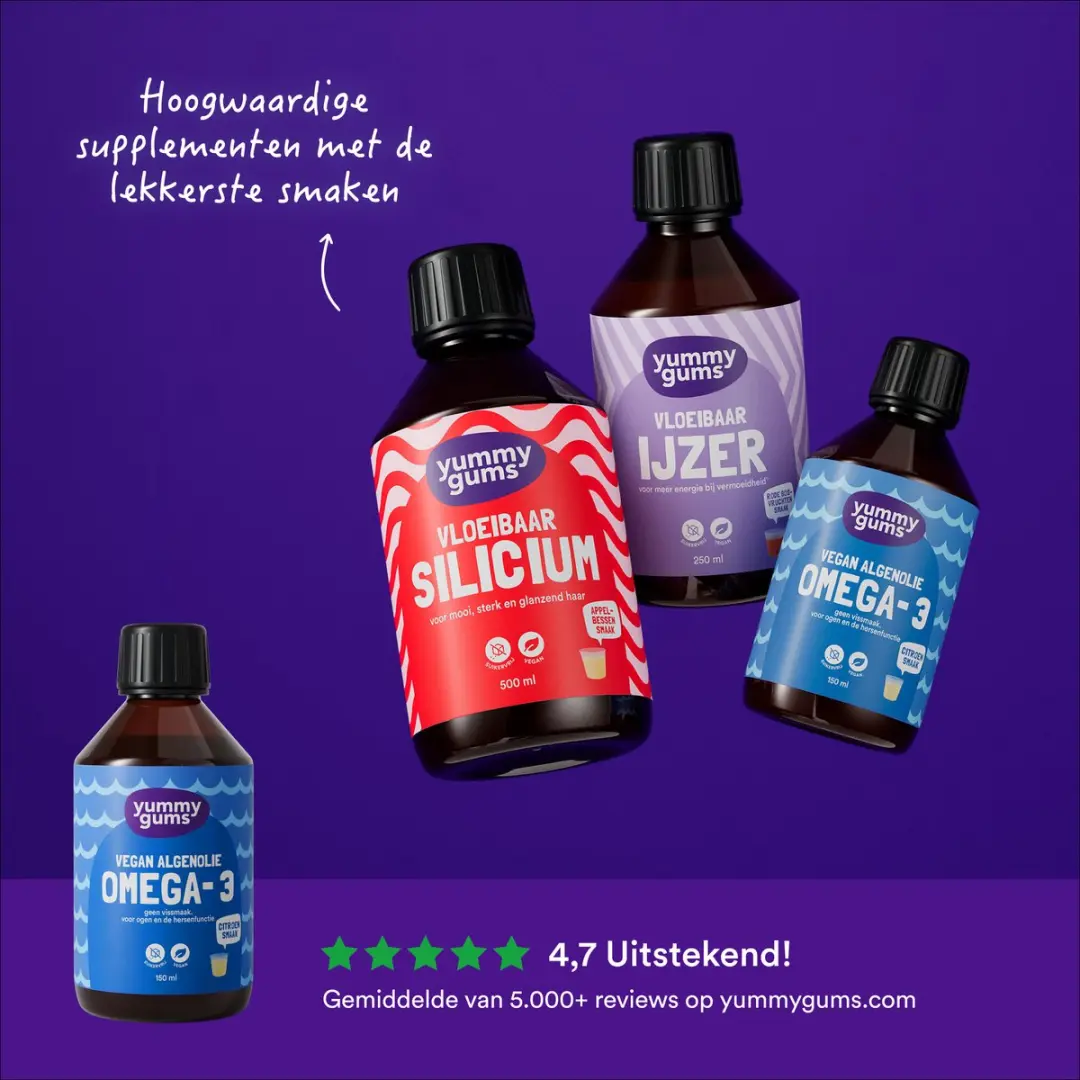 Yummygums Vloeibaar Omega 3 Algenolie 150ml