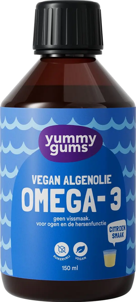 Yummygums Vloeibaar Omega 3 Algenolie 150ml