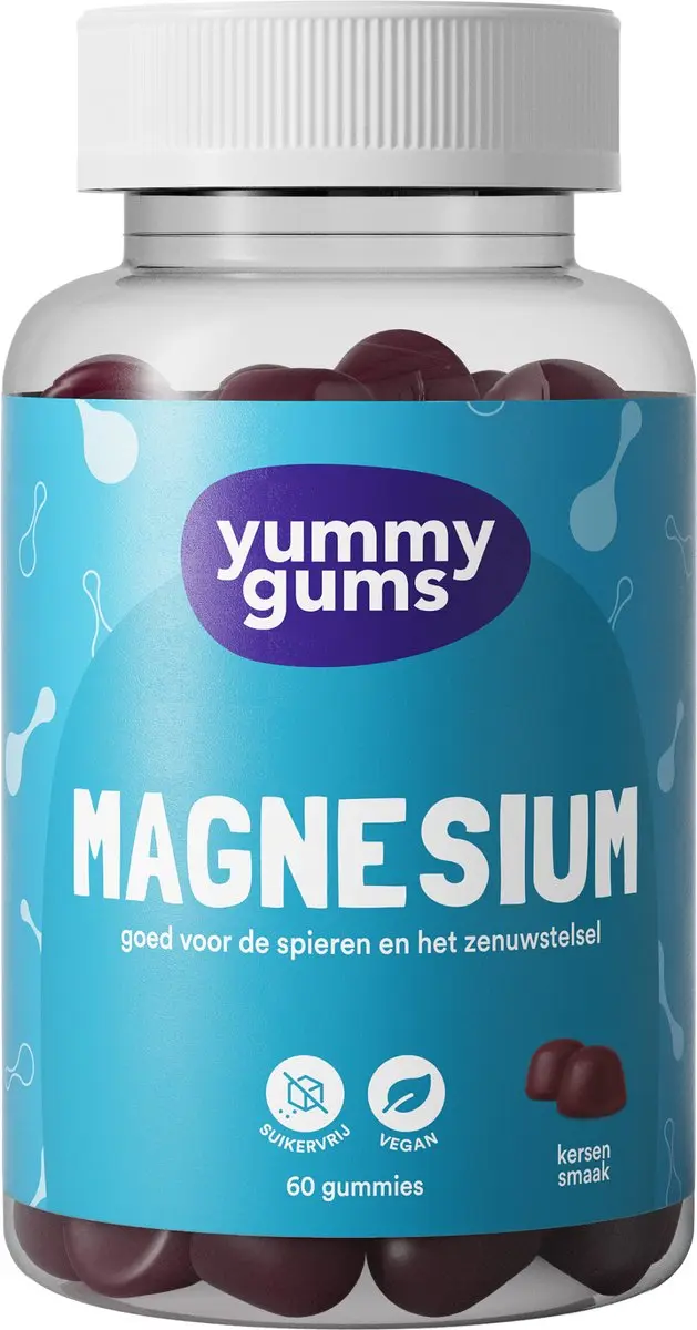 Yummygums Magnesium Citraat Gummies Suikervrij
